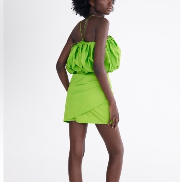 Zara Lime Green Top | Pre loved | Perfect condition - Picture 4 of 6